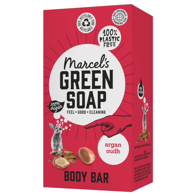 Shower bar argan & oudh 150 Gram