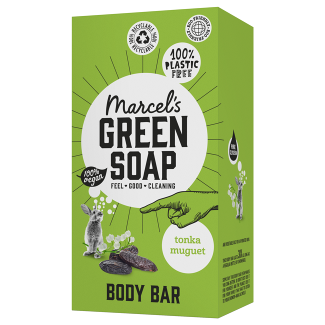 Tonka & Muguet shower bar 150g