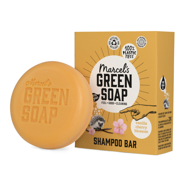 Shampoo-Bar Vanille & Kirschblüte 90 Gramm