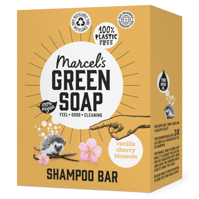 Shampoo solido Vaniglia e Fiori di Ciliegio 90 Grammi