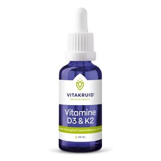 Vitakruid Vitamina D3 & K2 (MenaQ7) con contagocce 30 millilitri