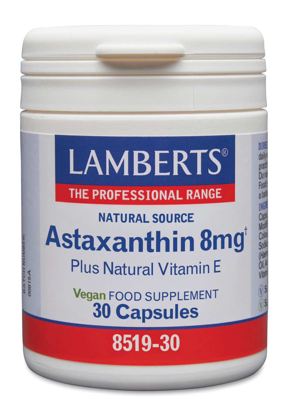 Lamberts Astaxantina 8mg: Vitalità e Resistenza Naturale