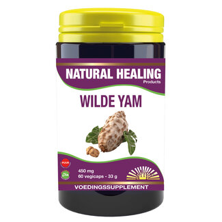 NHP Wilde yam 450mg puur 60 Vegetarische capsules