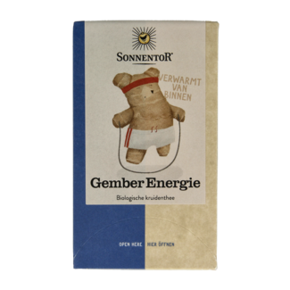 Sonnentor Gember energie thee bio 18 Zakjes