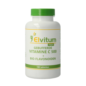 Elvitum Vitamina C tamponada 500mg 180 Comprimidos