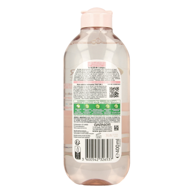 Acqua Micellare SkinActive Acqua di Rose 400 Millilitri