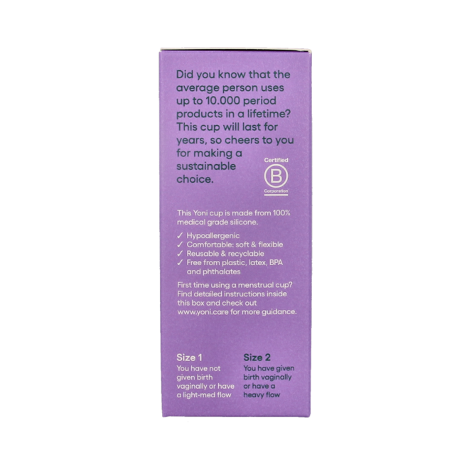 Menstruationstasse Größe 2, 1 Stück