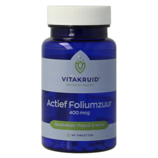 Vitakruid Acide Folique Actif Quatrefolic 5-MTHF 400 mcg 90 Comprimés