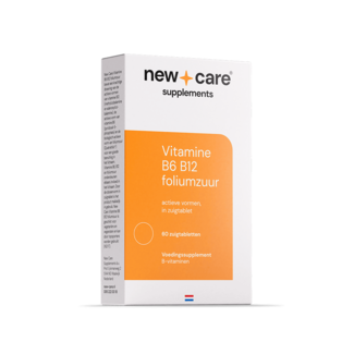 New Care B6 B12 Ácido fólico 60 comprimidos para chupar