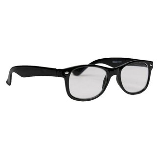 Leesbril wayfarer glans zwart +2.00 1 Stuks