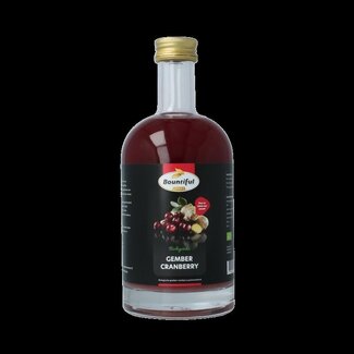 Gember sap cranberry bio 500 Milliliter