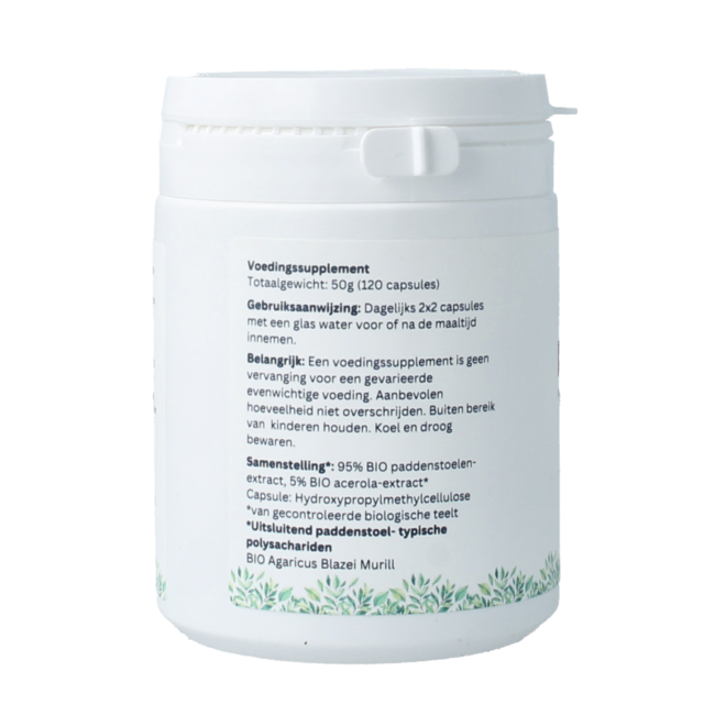 Agaricus blazei murill extract organic 120 Capsules