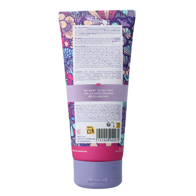 Gel fijador de rizos curl max hold 200 Mililitros