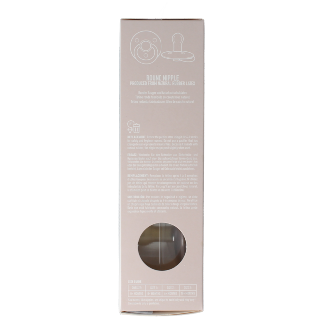 Smoczek rozmiar 1 blossom dusky lilac 2 sztuki