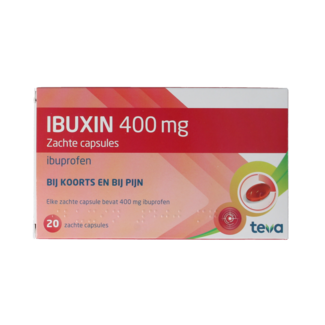 Teva Ibuxin 400 mg 20 Kapseln