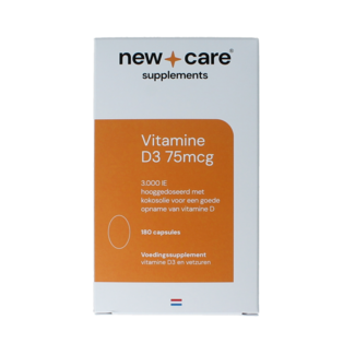 New Care Vitamine D3 75 mcg 180 Gélules