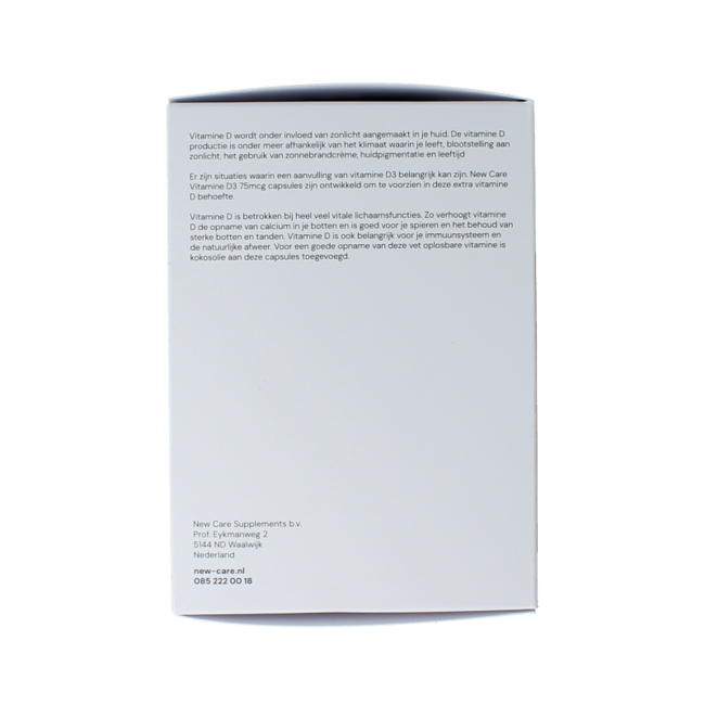 Vitamina D3 75mcg 180 cápsulas