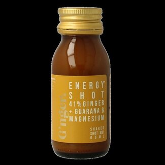 Shot gember vruchtensap guarana energy 60 Milliliter
