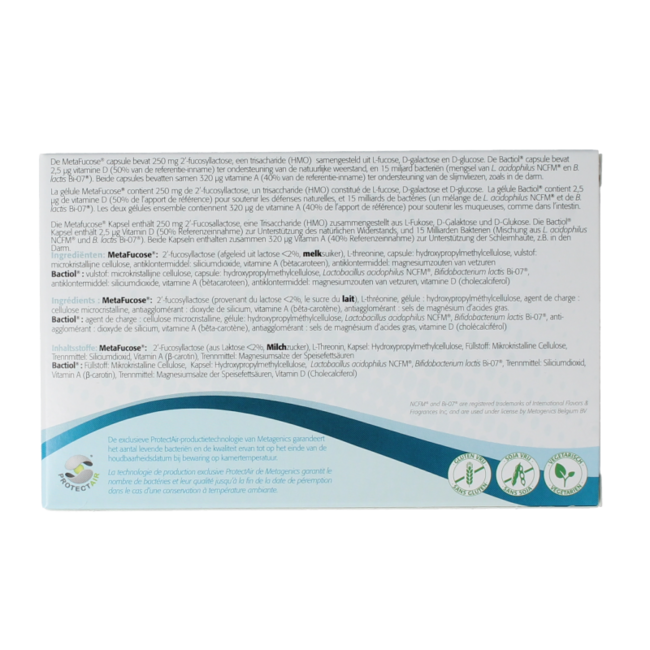 Bactiol HMO fucose 2x15 gélules 30 Gélules