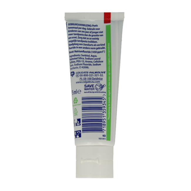 Toothpaste blue fresh gel 75 Millilitres