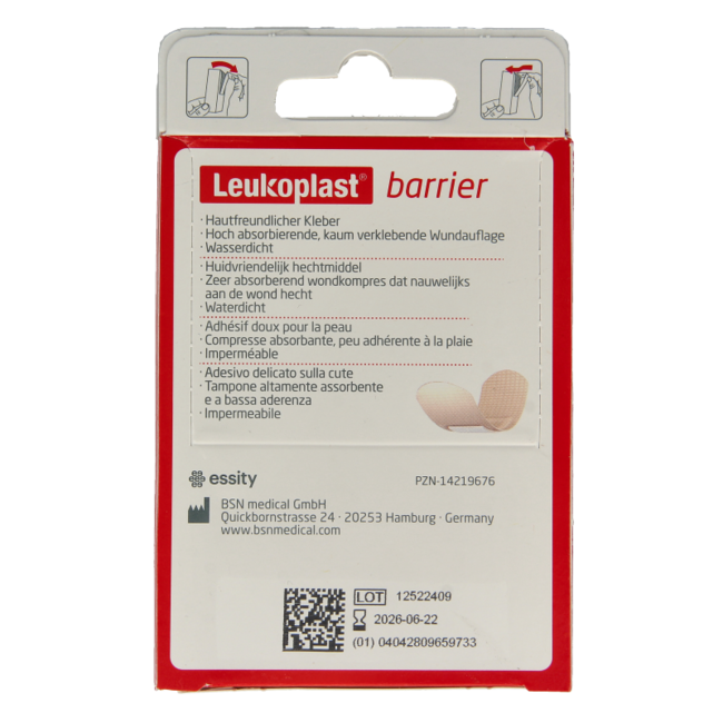 Leukoplast Barrier 22 × 72 mm 1 Rolle
