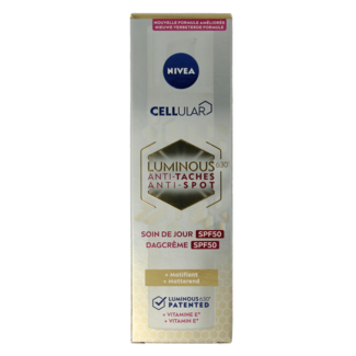 Nivea Cellular Luminous Anti-Pigment Fluid Creme SPF50 40 Milliliter