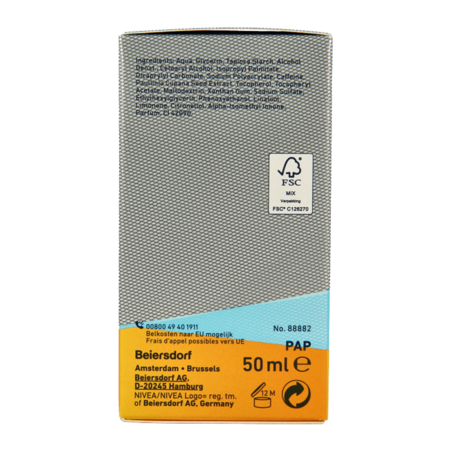 Gel viso energizzante uomo Active Energy Fresh Look 50 Millilitri