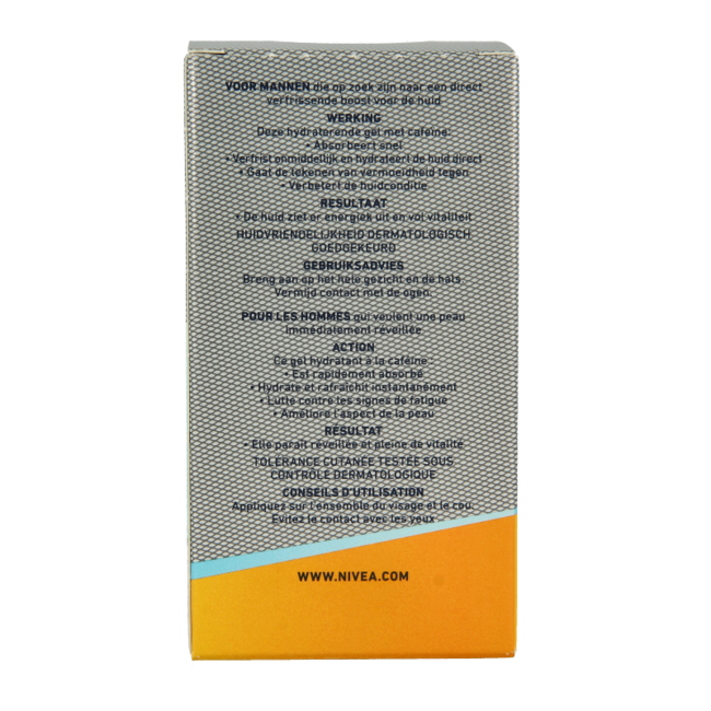 Gel visage Men Active Energy Fresh Look 50 ml