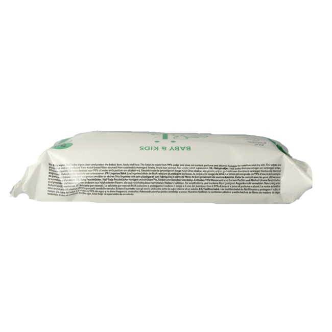 Baby & kids plastic-free wipes 54 Stuks