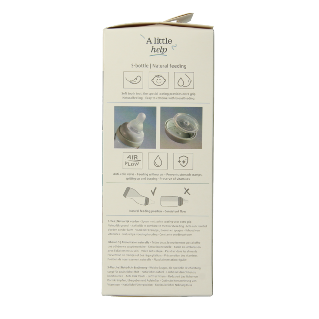 Biberon a S Natural Crema 170ml 1 Pezzo