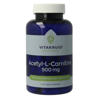 Vitakruid Acetil-L-Carnitina 500 mg 90 cápsulas vegetales