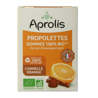 Aprolis Propolis cynamon - pomarańcza bio 50 Gramów