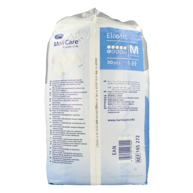 MoliCare Premium Elastic Plus M 6 gouttes 30 pièces