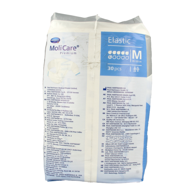 Premium Elastic Plus M 6 Drops, 30 Pieces