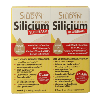 Silidyn Pack doble de Silicio Ortho 2 x 30 ml 60 mililitros