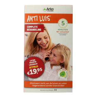 Anti Luis Set de loción/champú/peine 1 unidad