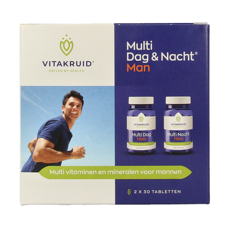 Vitakruid VitAdvice Multi Dag & Nacht Man Vegan - Integratore