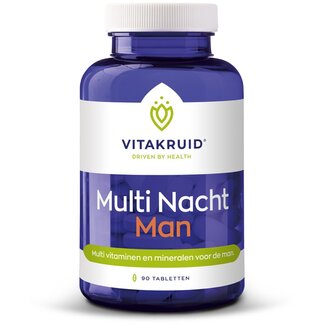 Vitakruid Multi Nuit Homme 100 % Végétalien 90 comprimés