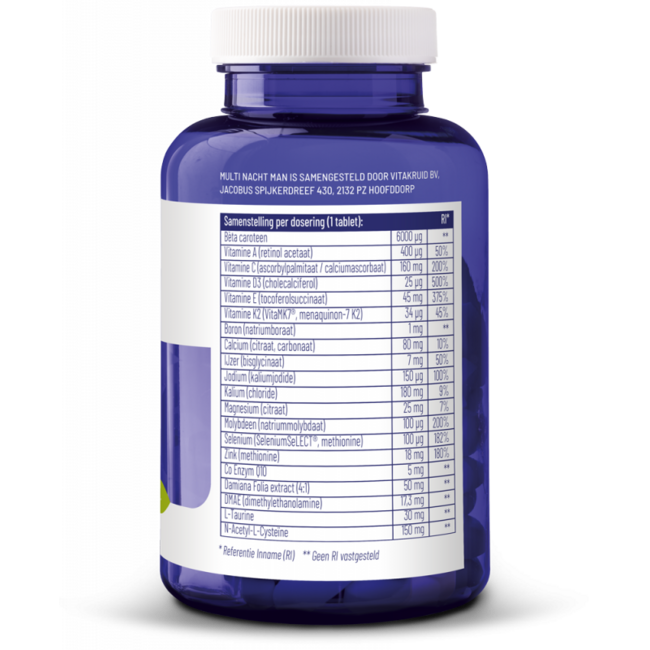 Multi Nacht Man 100% Vegan 90 Tabletten