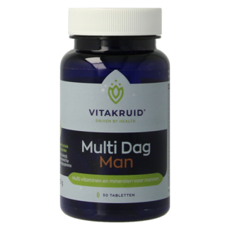 Vitakruid Multi Tag Mann 100 % Vegan 30 Tabletten