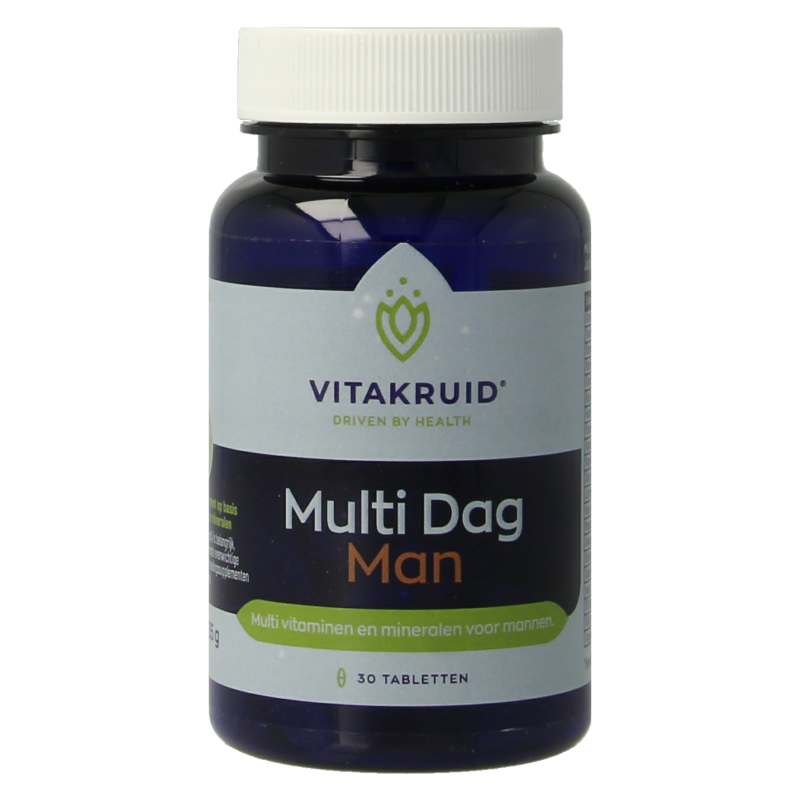 Vitakruid Multi Dag Man 100% Vegan - Multivitaminico Uomo