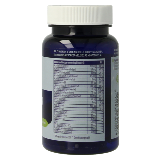 Multi Dag Man 100% Vegan 30 Tabletten