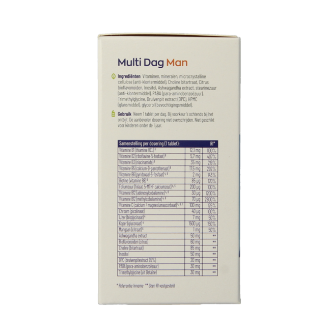 Multi Dag & Nacht Man 100% Vegano 2 x 90 180 Comprimidos