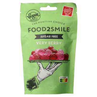 Food2Smile Very berry sin azúcar sin gluten sin lactosa 90 gramos