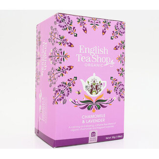 English Tea Shop Chamomile & lavender tea organic 20 bags