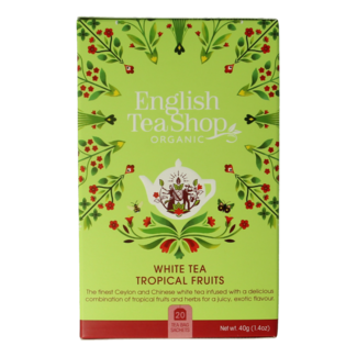 English Tea Shop Té blanco frutas tropicales bio 20 Bolsitas