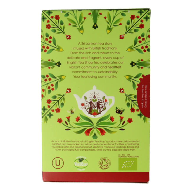 Té blanco frutas tropicales bio 20 Bolsitas