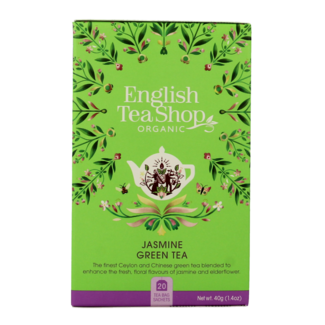 English Tea Shop Ekologiczna zielona herbata jaśminowa, 20 torebek