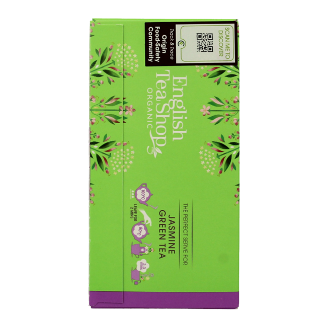 Jasmin green tea organic 20 bags