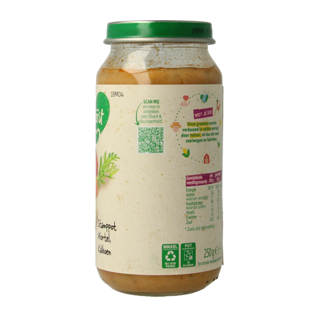 Carrot turkey mash 18M04 250 Gram